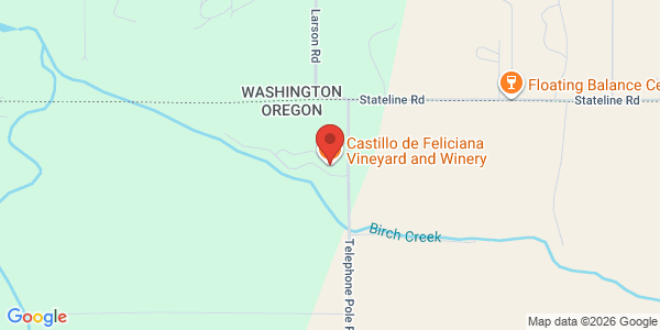 Map of Castillo de Feliciana Vineyard and Winery