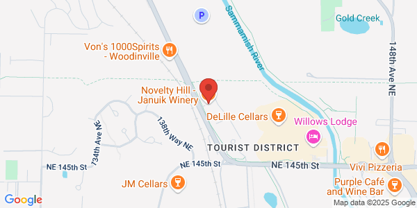 Map of Novelty Hill - Januik Winery