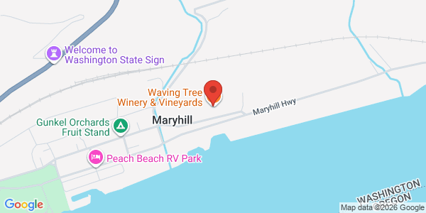 Map of Waving Tree Winery & Vineyards