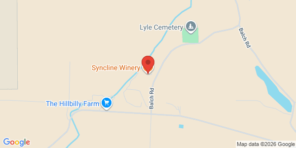 Map of Syncline Winery