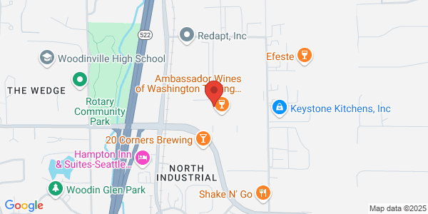 Map of Patterson Cellars Tasting Room Warehouse District