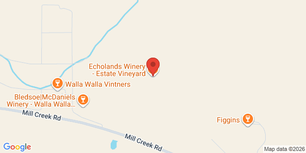 Map of Echolands Winery - Estate Vineyard