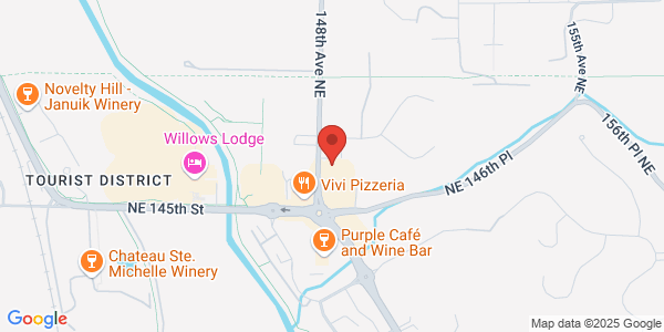 Map of J. Bookwalter Tasting Studio Woodinville