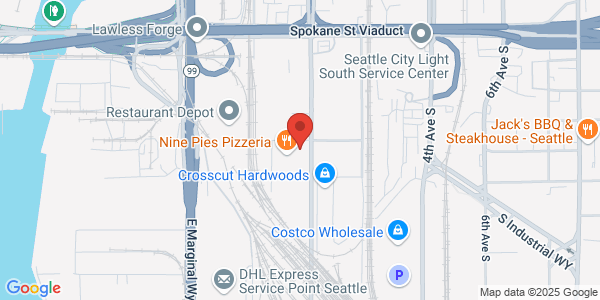Map of Sleight of Hand Cellars SODO