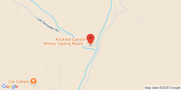 Map of Klickitat Canyon Winery Tasting Room and Farm Store