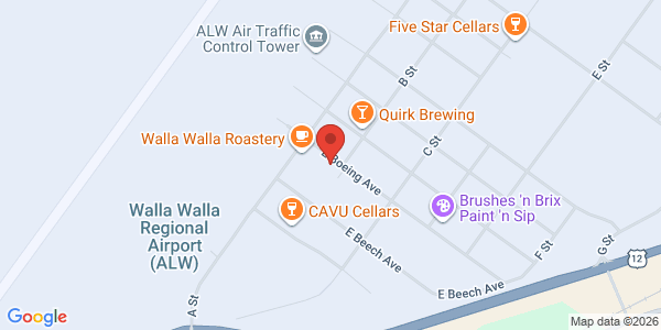 Map of Dunham Cellars