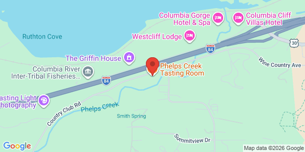 Map of Phelps Creek Tasting Room