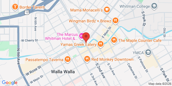 Map of Spring Valley Vineyard Tasting Room