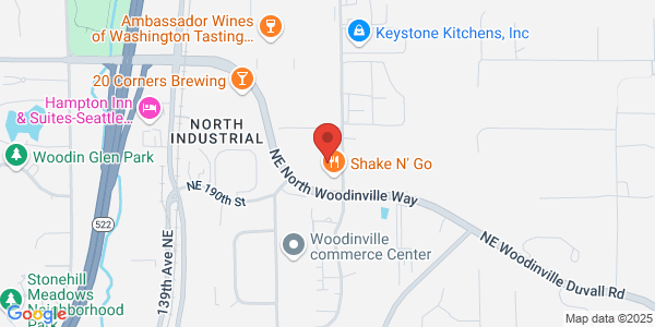 Map of Gard Vintners Woodinville Wine Tasting Room