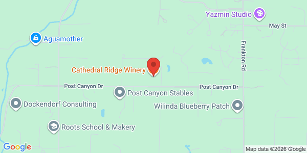 Map of Cathedral Ridge Winery