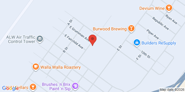 Map of Tempus Cellars Walla Walla