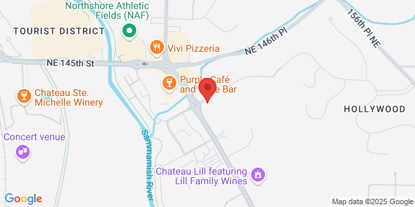 Map of Cougar Crest Estate Winery Woodinville