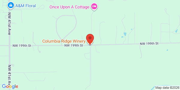 Map of Columbia Ridge Winery
